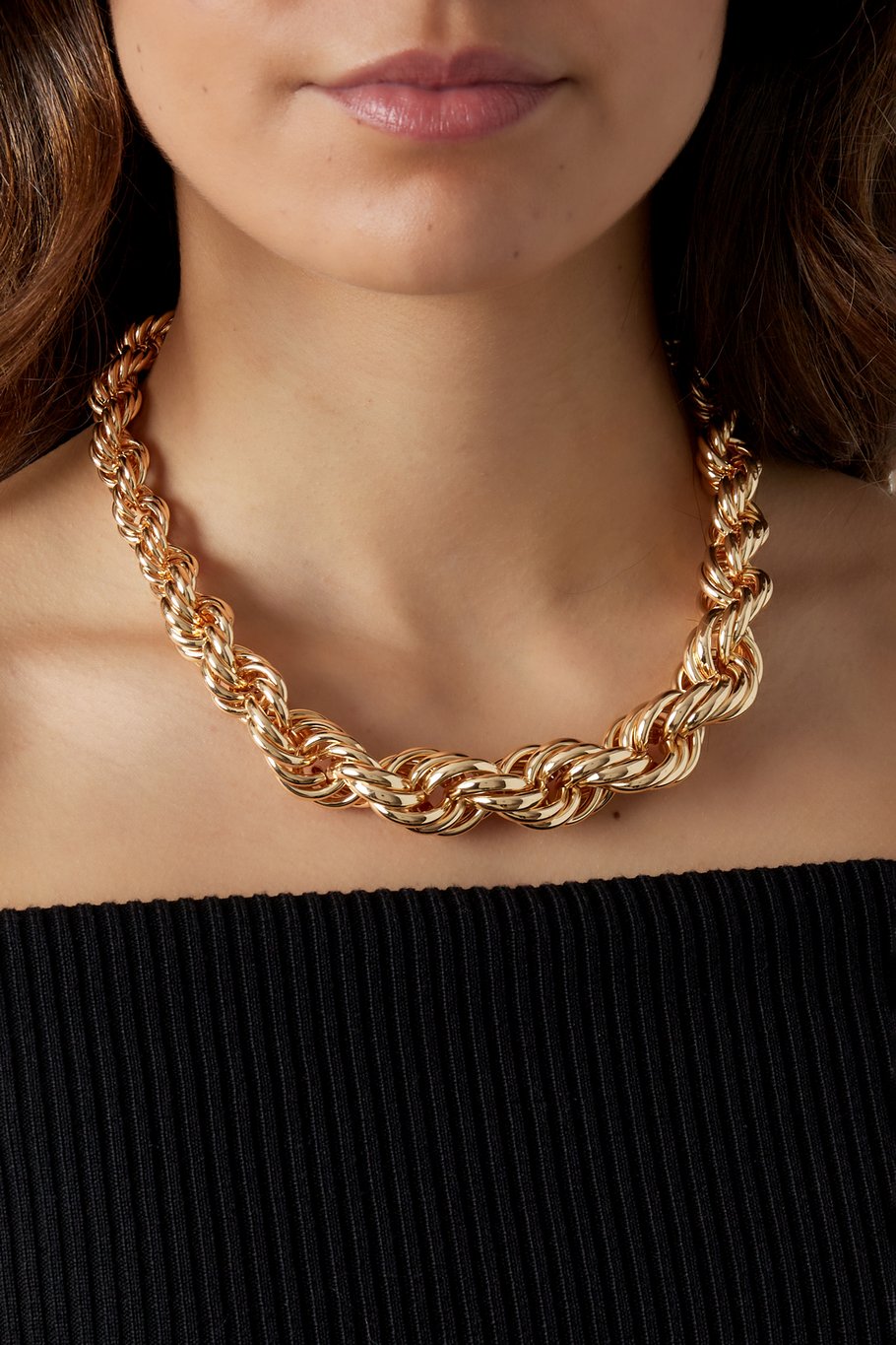 Collana twist & shine - Colore oro Immagine2